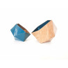 Lot de deux boîtes de rangement origami - Leewalia