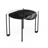 Table de jardin D75cm collection ONIRIQUA structure noire - BOQA